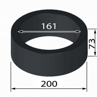 BIEGEDORN FÜR SPEZIELLE DURCH MESSER: 200x160,5x100