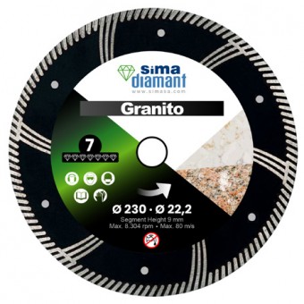 Diamantscheibe Granit 115 mm