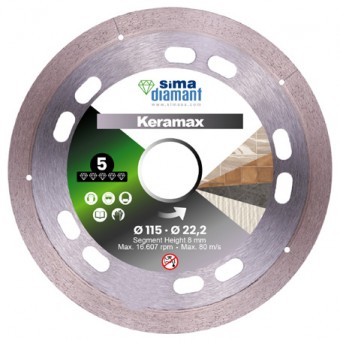 Diamantscheibe Keramax 115 mm