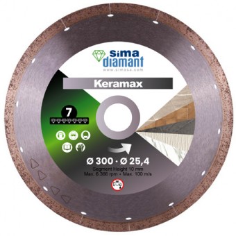 Diamantscheibe Keramax 200 mm