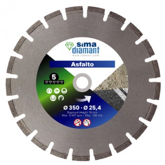 Diamantscheibe Asphalt 450 mm