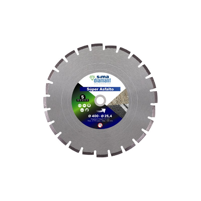 Diamantscheibe Super Asphalt 500 mm Diamantscheibe Super Asphalt 500 mm