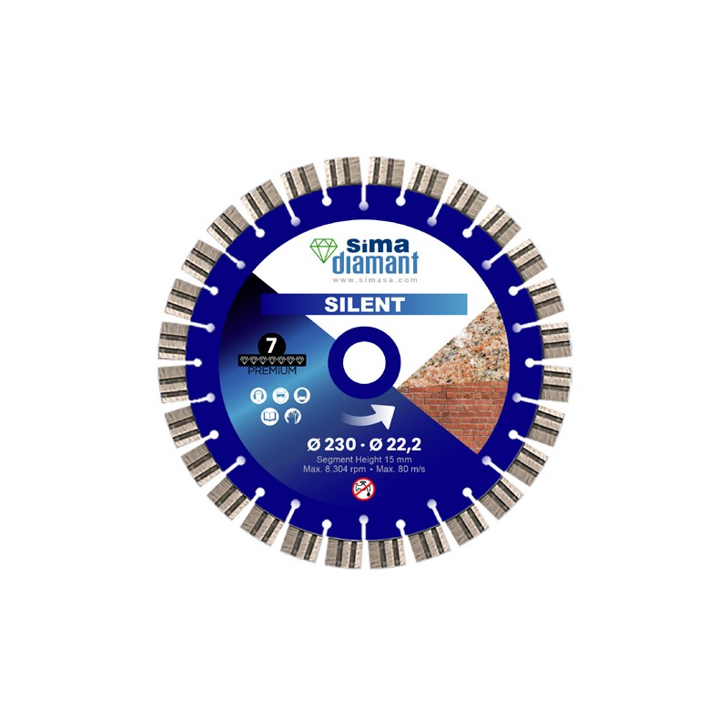 Premium-Diamantscheibe Silent 230 mm Premium-Diamantscheibe Silent 230 mm