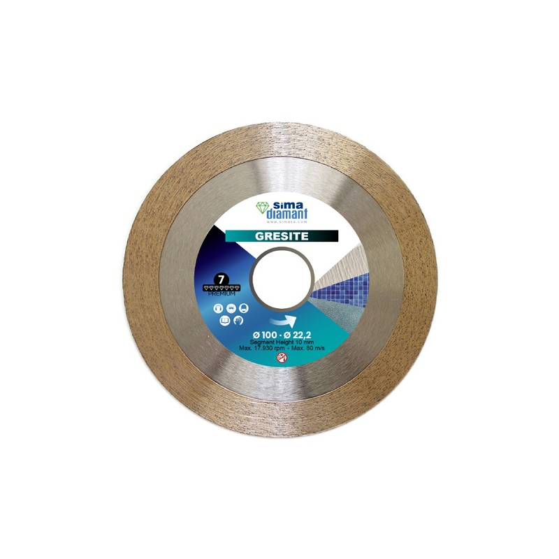 Diamanttrennscheiben-Premium-Gresite 100 mm Diamanttrennscheiben-Premium-Gresite 100 mm