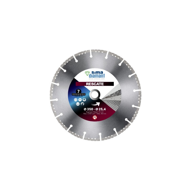 Premium-Diamantscheibe Rescate 230 mm Premium-Diamantscheibe Rescate 230 mm