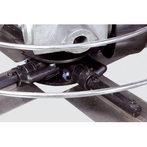 Schmiernippel an den Glättflügel für mehr Wartungsfreundlichkeit